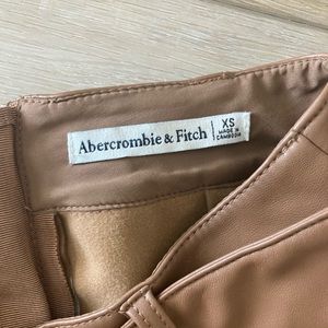 Abercrombie faux leather mini skirt. NWOT.